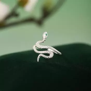 Новогоднее ожерелье в виде змеи Ruyi Si, подарочный набор с цепочкой-ошейником в виде змеи