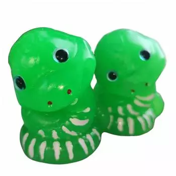 Новогоднее притяжение богатства Змея щипок Музыка Интернет Та же Снятие стресса Змея Двенадцать украшений Снятие стресса Игрушка 2PC One Size