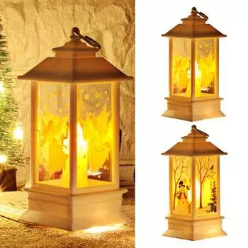 Новогоднее Рождественское украшение в виде снеговика Ангел Мини Рождественская настольная лампа Светодиодный ночник Snowman