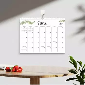 Новогодние подарки настенный календарь бумажный подвесной календарь настенный декор 2024 календарь настольный