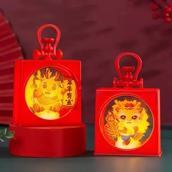 Новогодние украшения Переносной фонарь Уличное убранство Предметы китайского Нового года Подарочная коробка к празднику весны Firecrackers