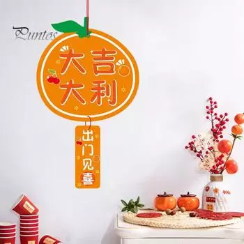 Новогодний кулон 2024 Год Дракона Весенний фестиваль подвесной орнамент кулон для украшения домашнего офиса