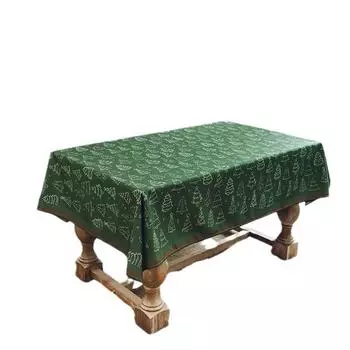 Новогодний подарок, Рождественская серия, водонепроницаемая бытовая скатерть, утолщенная прямоугольная скатерть для обеденного стола, скатерть для журнального стола 85*85cm