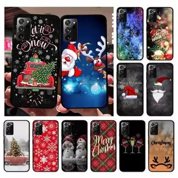 Новогодний рождественский чехол для телефона Samsung Note 20 Ultra 10 pro lite plus 9 8 5 4 3 M 30s 11 51 31 31s 20 A7 Samsung Note20