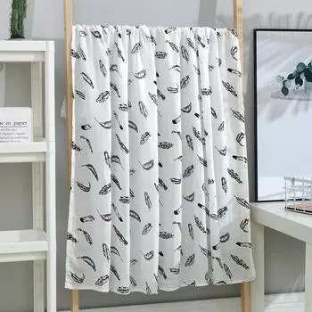 Новорожденное марлевое пеленальное полотенце Новорожденное бамбуковое хлопковое полотенце Бамбуковое волокно Детское одеяло для коляски