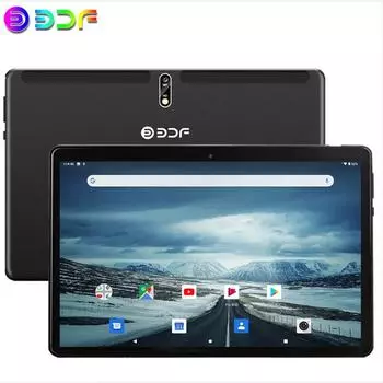 Новые 10,1-дюймовые планшеты 3G Phone Call Octa Core Tablet Wi-Fi Bluetooth 4 ГБ+64 ГБ Dual SIM Android 11 Tablet PC 10.1 чёрный