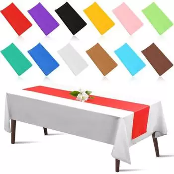 Новые 10-1 шт. блестящие атласные банкетные свадебные дорожки для стола шелковые ленты настольные флажки для вечеринок в отелях и мероприятий украшения для рождественских домашних ужинов 1PC 30x275cm розового золота