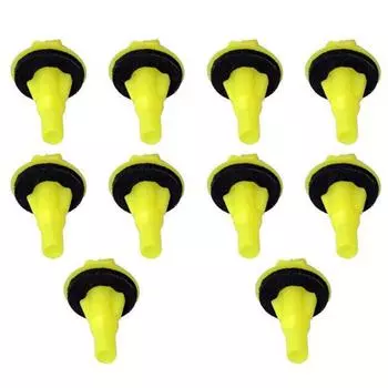 Новые 10 шт. Клипсы молдинга крыла автомобиля с герметиком Желтые 75394-60060 для Lexus GX470