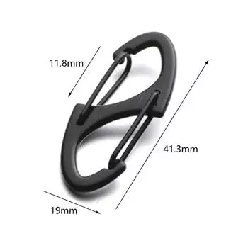 Новые 10 шт. Зажимы-молнии из нержавеющей стали, защита от кражи для удержания молний закрытыми