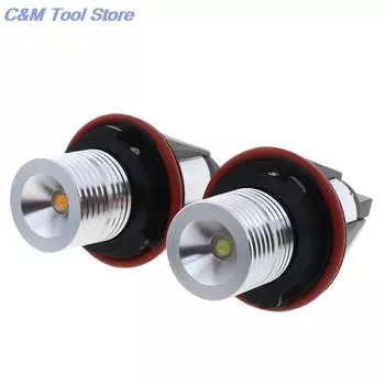 Новые 12 В светодиодные ангельские глазки для E39-5W светодиодные боковые габаритные фонари Canbus белые желтые жёлтый