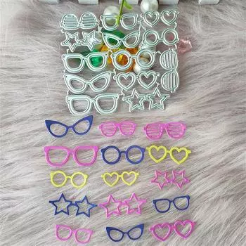 Новые 13 шт. стаканов, металлическая форма для резки, украшение для скрапбукинга, тисненое украшение для фотоальбома, изготовление открыток, поделки своими руками One Size серебряный