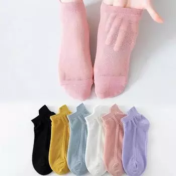 Новые 16 пар 2025 летних модных хлопковых коротких носков, модные дышащие сетчатые удобные повседневные дышащие спортивные носки One Size