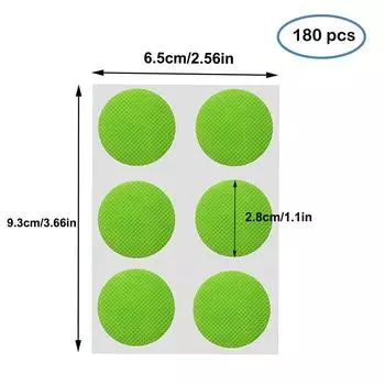 Новые 180 шт. наклеек от комаров с цитронеллой, пластыри от насекомых для детей с браслетом