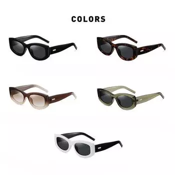 Новые 1,1TAC поляризационные солнцезащитные очки в квадратной коробочке Spice Girl, женские солнцезащитные очки High Sense TR90 с широкими полями в стиле ретро