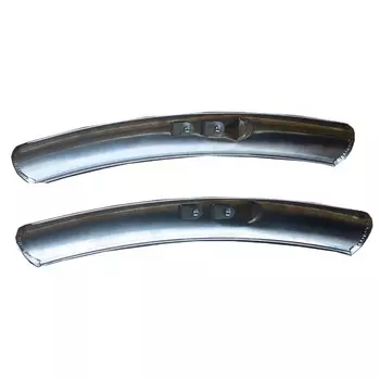 Новые 1 пара брызговиков для шоссейного велосипеда 700c 27 Велосипедные передние и задние крылья Серебристые