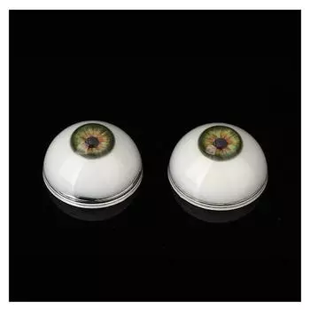 Новые 1 пара полукруглых глазных яблок 32 мм реалистичные акриловые искусственные глаза