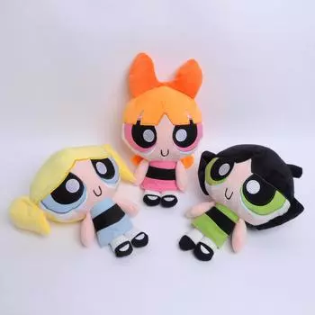 Новые 20 см мультяшные аниме Суперкрошки плюшевые игрушки милые цветочные пузыри лютик мягкие плюшевые куклы подарки для детей