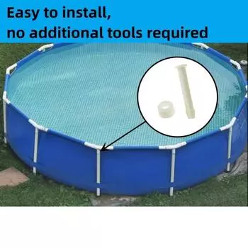 Новые 24 шт. Белые АБС Штифты для стыков бассейна 6 см 2,36 дюйма Набор крышек Уплотнители для ремонта плавательного бассейна