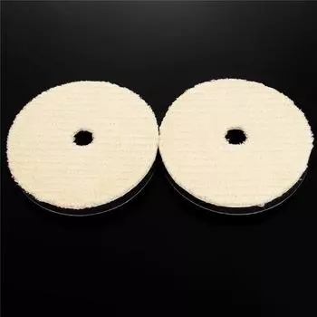 Новые 2 шт. 6 Круглые Автомобильные Внедорожные Уход Шерстяные Полировальные Пады Чистка Вощение Полировка Подушка