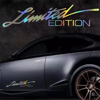 Новые 2 шт. Автостайлинг Креативная наклейка Окно Сделай сам Виниловая лазерная наклейка Ограниченная серия