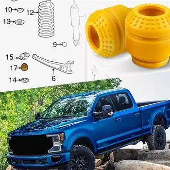 Новые 2 шт. передний буфер отбойника подвески для Ford F-250 F-350 Super Duty 2005-2019
