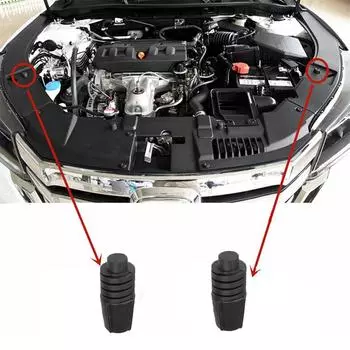 Новые 2 шт. Резиновый бампер капота автомобиля, демпфер капота, упоры для Honda Civic Accord