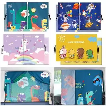 Новые 2 слоя телескопических магнитных автомобильных шторок на окна, москитная сетка, солнцезащитный козырек, защита от ультрафиолета, солнцезащитная сетка, автомобильная штора для детей и малышей