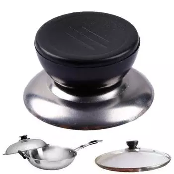 Новые 2 шт., креативные пластиковые кухонные инструменты из нержавеющей стали, аксессуары для крышки кастрюли