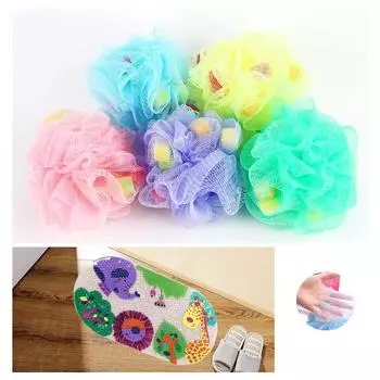 Новые 38 см * 69 см милые мультяшные противоскользящие коврики для ванной из ПВХ с присоской для ванной комнаты коврик для душа мягкий массажный коврик многоцветный