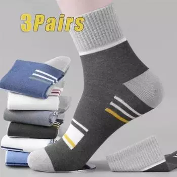 Новые 3 пары хлопковых носков высокого качества, женские, с низким вырезом, круглым вырезом, до щиколотки, спортивные, сетчатые, дышащие, летние, повседневные, мягкие, мужские носки