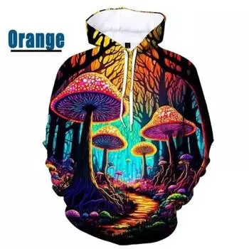 Новые 3D животные древесная лягушка жираф медведь енотовидная собака корова принтованные толстовки для мужчин детская мода Harajuku с капюшоном толстовки топ S