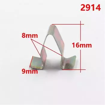 Новые 40 шт. Универсальные металлические зажимы Автомобильная приборная панель Радио U-образный фиксатор шнура Стопорный зажим