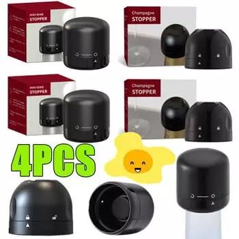 Новые 4/2/1 шт. винные пробки многоразовые аксессуары для бара силиконовые пробки для шампанского сохраняют свежесть вина крышка для бутылки барная утварь Главная