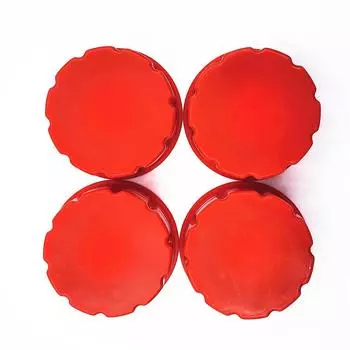 Новые 4 шт. 1,75 дюйма Внутренний диаметр Запасные крышки для канистр с газом с крупной резьбой и сплошным основанием