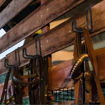 Новые 4 шт. 4-дюймовые крючки для конной амуниции, крючки для уздечек для подвешивания конских уздечек, ведер