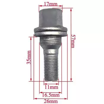 Новые 4 шт. болты гайки колеса M12 X 1.25 для Citroen Berlingo C2 Peugeot 3008 9817024580