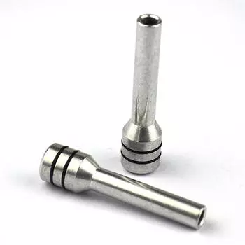 Новые 4 шт. Серебристый Алюминиевый Сплав Автомобиль Грузовик Салон Ручки Кнопок Блокировки Двери Индикатор Статуса