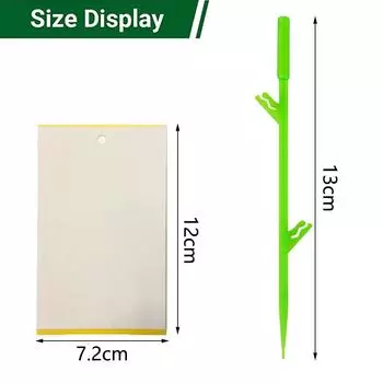 Новые 50 шт. ловушек для плодовой мушки для использования в помещении для защиты растений и контроля вредителей комнатных растений