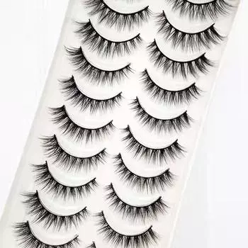Новые 5/10 пар натуральных накладных ресниц, длинные макияжи, 3d норковые ресницы, наращивание ресниц, норковые ресницы для красоты 54