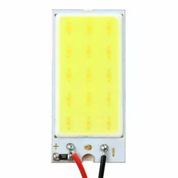 Новые 5 шт./10 шт. панель светодиодных купольных ламп для чтения, карта, лампа COB 15 SMD, внутреннее освещение автомобиля, автомобильная лампа W5W, гирлянда, T10, светодиодный адаптер