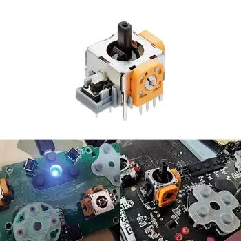 Новые 5 шт. 3D аналоговые стики, джойстики, запчасти Новые для беспроводного контроллера PS2 PS3 Xbox360