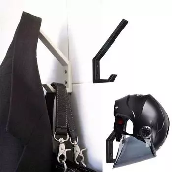 Новые 5 шт. Крючок для шлема Держатель для мотоциклетного шлема Крючок Вешалка для куртки Домашний крючок для багажа Многоцелевая настенная стойка для дверцы шкафа