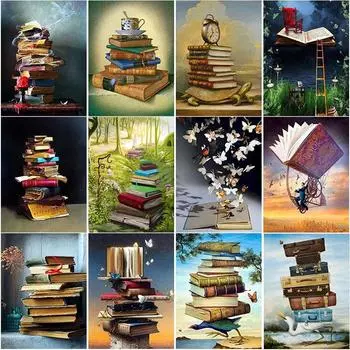 Новые 5D DIY книги для алмазной живописи Алмазная вышивка Абстрактная книга вышивка крестиком полная квадратная круглая дрель ремесла домашний декор подарок Full Round 15x20CM