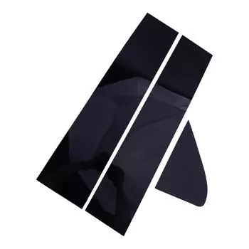 Новые 6 шт. черные накладки на стойки окон для CHEVY Silverado GMC Sierra 1500 2019-22