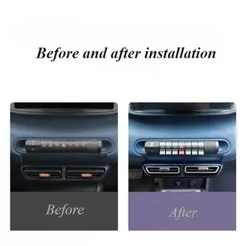 Новые 7 шт. кнопки управления кондиционером Paddle наклейка ручка для BYD Dolphin Seagull