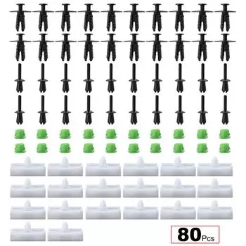 Новые 80 шт. Клипсы-пистоны молдинга боковой юбки для BMW E36 E46 E90 3er