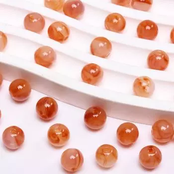 Новые 8 мм ручная работа облака эффект смолы свободные бусины круглый браслет ожерелье аксессуары изготовление ювелирных изделий имитация нефрита камень бусины аксессуары мода Style15 8mm 30Pcs