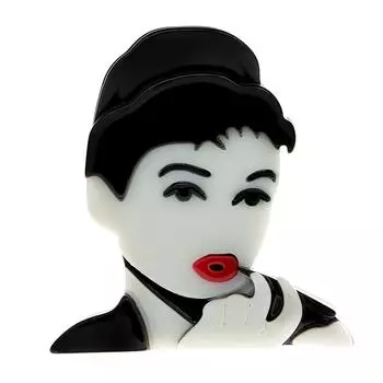 Новые акриловые красивые женские броши для женщин, модная булавка из ацетатного волокна, мультяшный портретный дизайн, ювелирные изделия