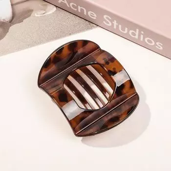 Новые акриловые заколки-зажимы для волос большого размера для женщин, нескользящие аксессуары для волос, винтажные заколки-уточки в форме дуги, заколки-бабочки для девочек