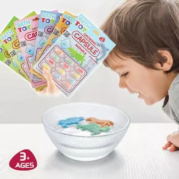 Новые экзотические игрушки Волшебные мягкие детские игрушки для познания Ранние развивающие игрушки Детские мультяшные игрушки-динозавры Креативная игрушка для ванны Растущие капсулы